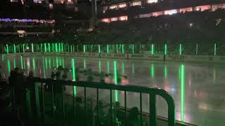 North Dakota VS Penn State Full Intro amp Lineup US Hockey Hall of Fame Game 2021  Bridgestone Arena [upl. by Millwater]