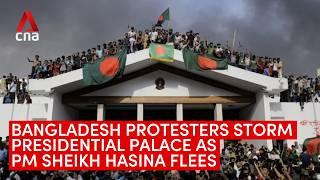 Bangladesh PM Sheikh Hasina flees country amidst protests in the country [upl. by Henrik]