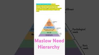 Maslow need hierarchy theory of motivation [upl. by Eads768]