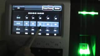 Reloj Checador iFace 302 y 800 Parte 3  Cambiar Fecha y Hora │ ZKSoftware │ Huella Digital [upl. by Anastasie]