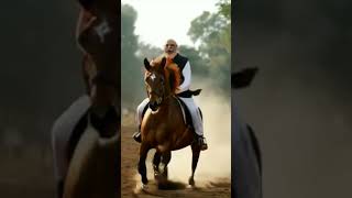 Modi ji horse riding fast time viral shorts New Delhi India [upl. by Harp151]