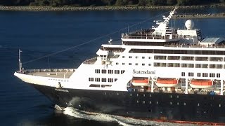 Westerdam Cruise Ship Holland America Line in Vancouver Sept 28 2014 [upl. by Alcina]