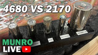 Teslas Battery Evolution 4680 vs 2170 Cell Comparison [upl. by Aninat551]