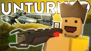 RAIDING A GIANT SPACE SHIP  Unturned Funny Moments Unturned Mods  RP [upl. by Martinsen72]