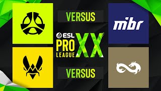 ESL PRO LEAGUE SEASON 20  PLAYOFF  M80 vs MIBR  Team Vitality vs Eternal Fire [upl. by Acacia]