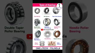 Types of Bearings bearings mechanicalengineering engineering engineeringdrawing bearing gear [upl. by Athene529]