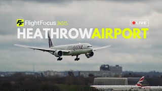 Heathrow Airport Live  STORM BERT Saturday 23rd November 2024 [upl. by Coppinger]