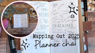 Mapping Out My 2025 Planner system  Planner Chat [upl. by Urson]