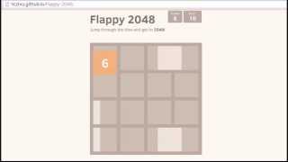 Flappy 2048 2048 meets Flappy Bird [upl. by Ikin]