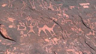 Nabataean Petroglyphs at Wadi Rum  Jordan [upl. by Aehtla]