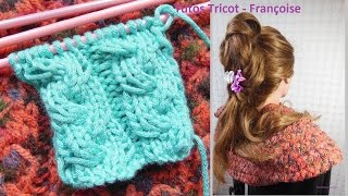 Tuto Tricot point Torsade Tresse 6 mailles  Snood  Tricot Echarpe tube Tresse Torsade [upl. by Colburn]