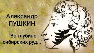 Александр Пушкин quotВо глубине сибирских рудquot Читает Павел Морозов Учи стихи легко [upl. by Cogen456]