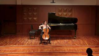 JS Bach Suite No 1 in G Major BWV 1007 I Prelude II Allemande  Elaina Spiro [upl. by Arded]