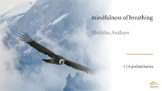 Bhikkhu Anālayo  mindfulness of breathing English  preliminaries 16 [upl. by Irec870]