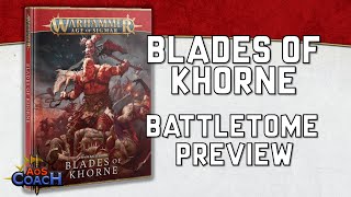 Blades of Khorne 2023 Battletome Preview [upl. by Spiros402]