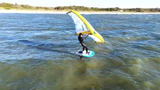 Wing Foil Higbee Beach Cape May New Jersey 4K [upl. by Gordie105]