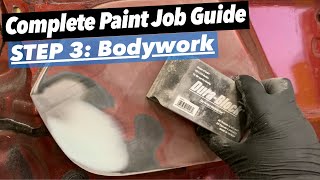 How To Paint a Car Guide Episode 3 Bodywork [upl. by Raab251]