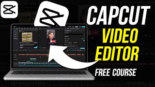 CapCut Tutorial for Mac and PC 2024  Best Free Video Editor [upl. by Dualc]