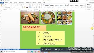 MENU CARD FOR RESTAURANT USING MS WORD [upl. by Ancalin270]