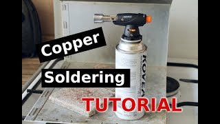 Soldering copper tutorial by Oksana Trukhan part 1 [upl. by Ennaylil950]