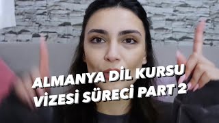 Almanya dil kursu vizesi başvuru part 2  Neden gecikiyor [upl. by Emalee]