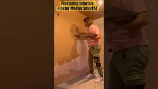 Plastering diy renovation construction limeplaster plastering plasterer plaster shorts [upl. by Dennard]