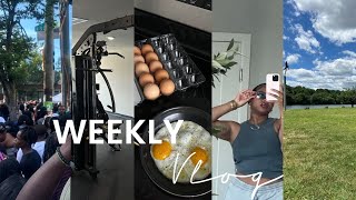 WEEKLY VLOG  IM BACKK  new meals  festivals  outside activities  workout challenge ftvooglam [upl. by Seaman]