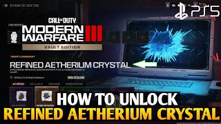 How to Get Refined Aetherium Diagram MODERN WARFARE 3  How to Get Refined Aetherium Crystal MW3 [upl. by Seamus]