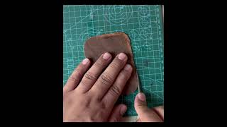 Making cardholder in leather leather [upl. by Mihar918]