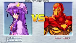 CR MUGEN Patchouli and Koakuma Arcade Mode [upl. by Bernt]