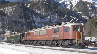 Locomotive Ae 68 Reine du Lötschberg  Trains Suisses [upl. by Dole]