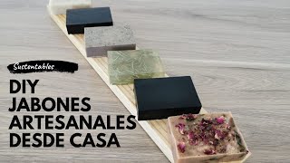 Jabones artesanales desde casa  DIY [upl. by Sirovat]