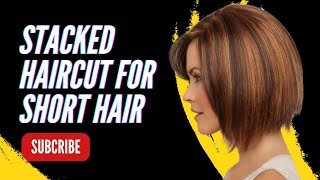 40 Most Enviable Stacked Bob Haircuts to Upgrade Your Look Feathered Stacked Bob haircut 2023 [upl. by Aveneg]