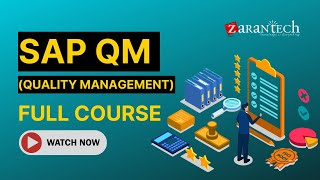 SAP QM Quality Management Training  Full Course  ZaranTech [upl. by Anitsyrk]