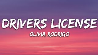 Olivia Rodrigo  drivers license Lyrics [upl. by Fugate]