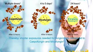 Eraxis showcasing the function of Eraxis Anidulafungin IV [upl. by Naneek]