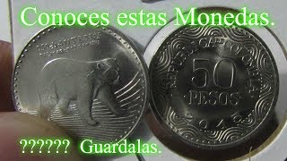 Nuevas monedas que pueden ser coleccionables Precio de los 50 pesos colombianos [upl. by Idihc]