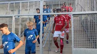 Lentrée des joueurs entre le Stade Brestois 29 B et lUS Concarneau B [upl. by Osicnarf]