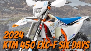 2024 KTM 450 EXCF SIX DAYS NEW UPDATE [upl. by Aremaj]