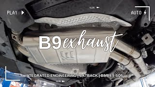 IE CATBACK EXHAUST  B995 AUDI SQ5 [upl. by Nihcas]