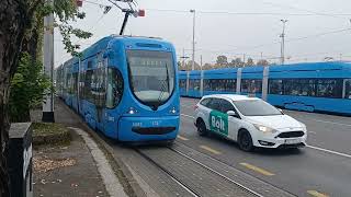 Trams Cargo 339  ZET trams Dubrava  Zagreb [upl. by Mill]