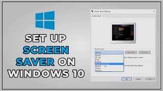 How To Add or Delete A Screensaver Windows 10  2022 ✅ [upl. by Yhtir]