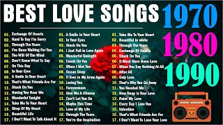 Best Love Songs Medley 70s 80s 90s🌼Love Song Greatest Hits Playlist🌼Non Stop Old Song Sweet Memories [upl. by Atirrehs]