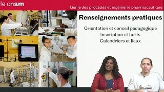 GPIP  renseignements pratiques à propos des formations en génie des procédés au Cnam [upl. by Ita531]