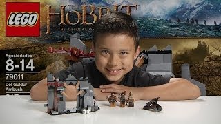 DOL GULDUR AMBUSH  LEGO HOBBIT Set 79011  Timelapse Build Stop Motion Unboxing amp Review [upl. by Nigem356]