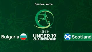 European Under19 Championship qualifying Bulgaria  Scotland [upl. by Hassi108]