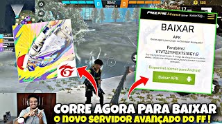 COMO BAIXAR E ENTRAR NO SERVIDOR AVANÇADO DO FREE FIRE  COMO CONSEGUIR CODIGO DE ATIVAÇÃO DO FF ADV [upl. by Scheck]