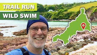 Looe to Talland Bay Trail Running and Wild Swim  Southwest Coast Path  Cornwall UK [upl. by Northey]