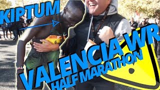 ¡RÉCORD DEL MUNDO EN VALENCIA La media maratón de Abraham Kiptum [upl. by Innoj]