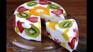 Using JUST MILK And FRUITS You Can Make This COLORFUL DESSERT [upl. by Balmuth]